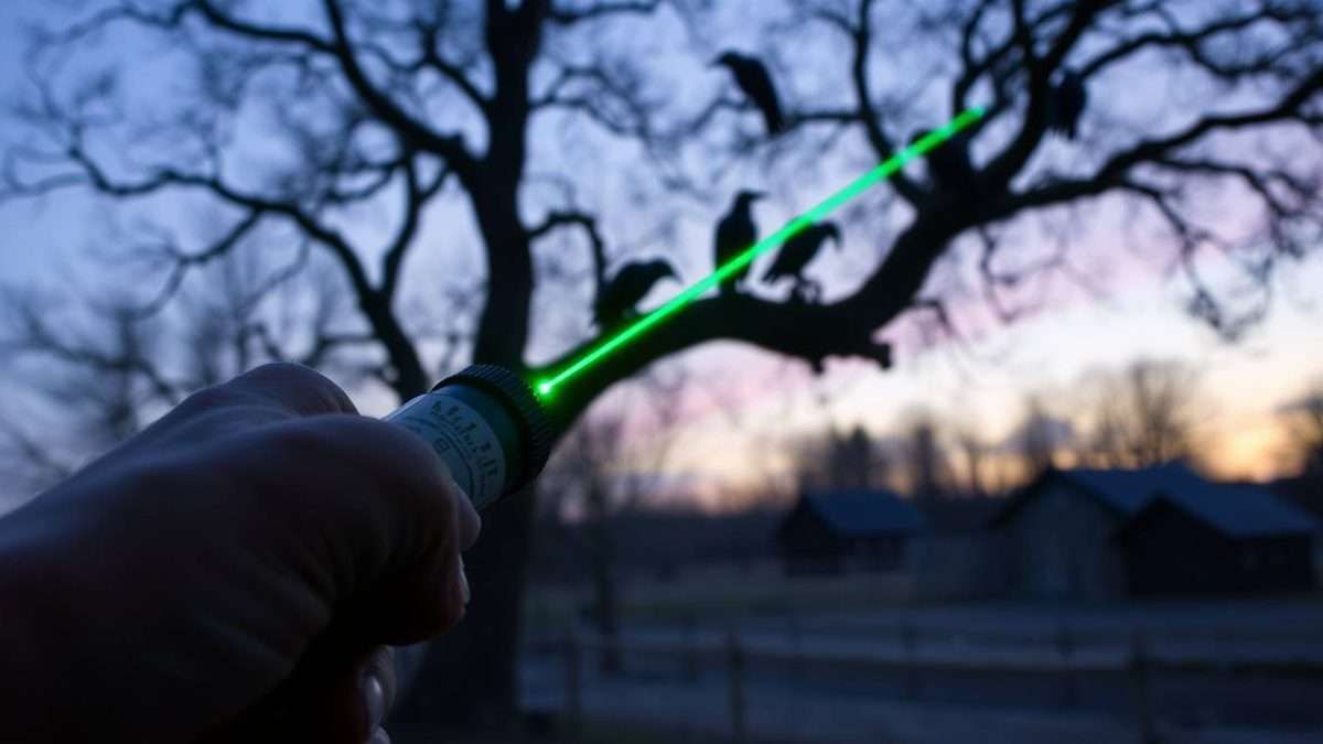Laserite mõju lindude ja loomade tõrjumisel